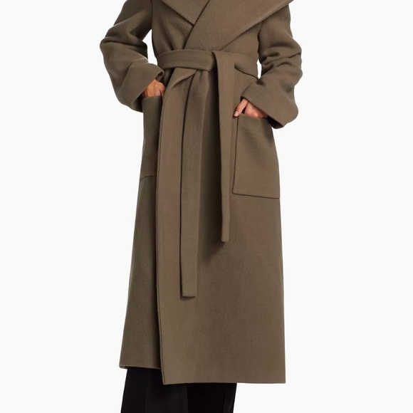 Stylish Wool Blend Coat